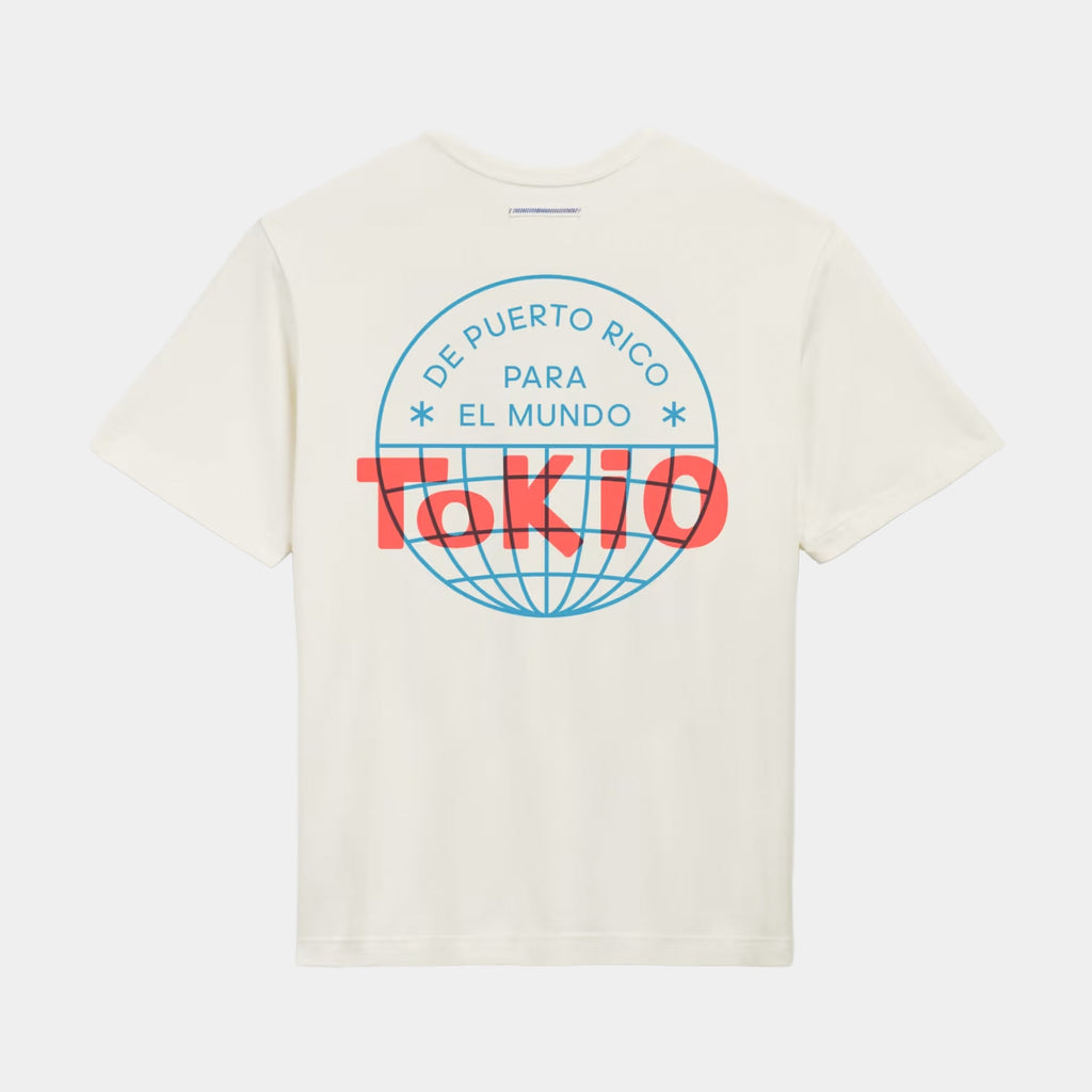 DTMF Bad Bunny Tokyo Heavyweight Merch Mens Short Sleeve Shirt (Cream White)