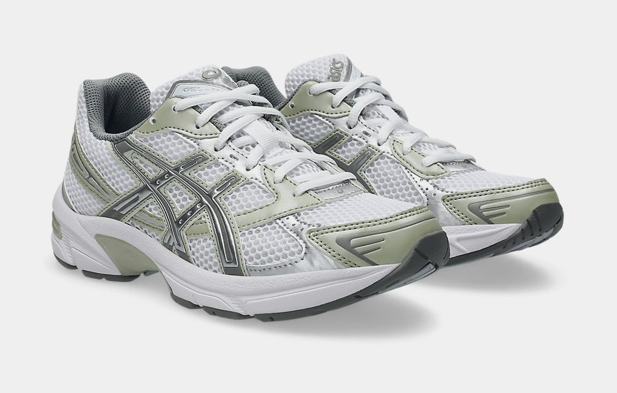 Gel 1130 Womens Running Shoes (White/Dried Leaf Green)