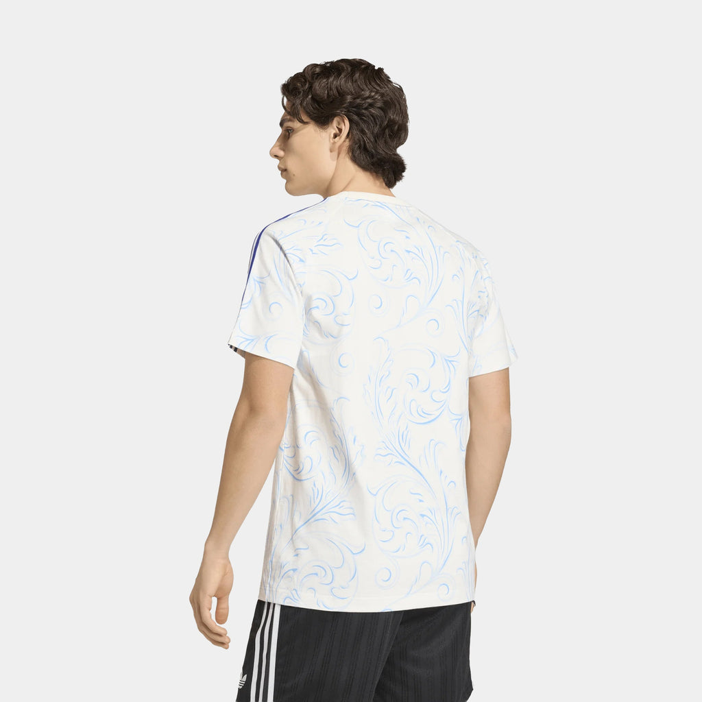 Argentina Originals All Over Print Mens Short Sleeve Shirt (Off White)