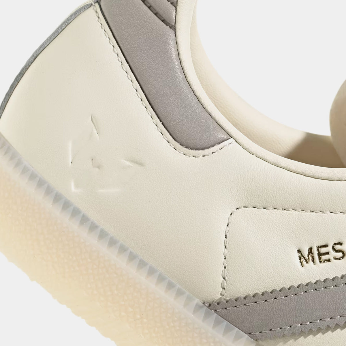 Samba OG Messi Mens Lifestyle Shoes (Cream White/Light Brown/Gold Metallic)