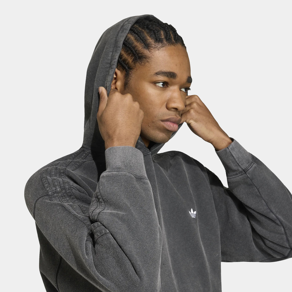 Essentials Flawed Clover Loose Mens Hoodie (Black)