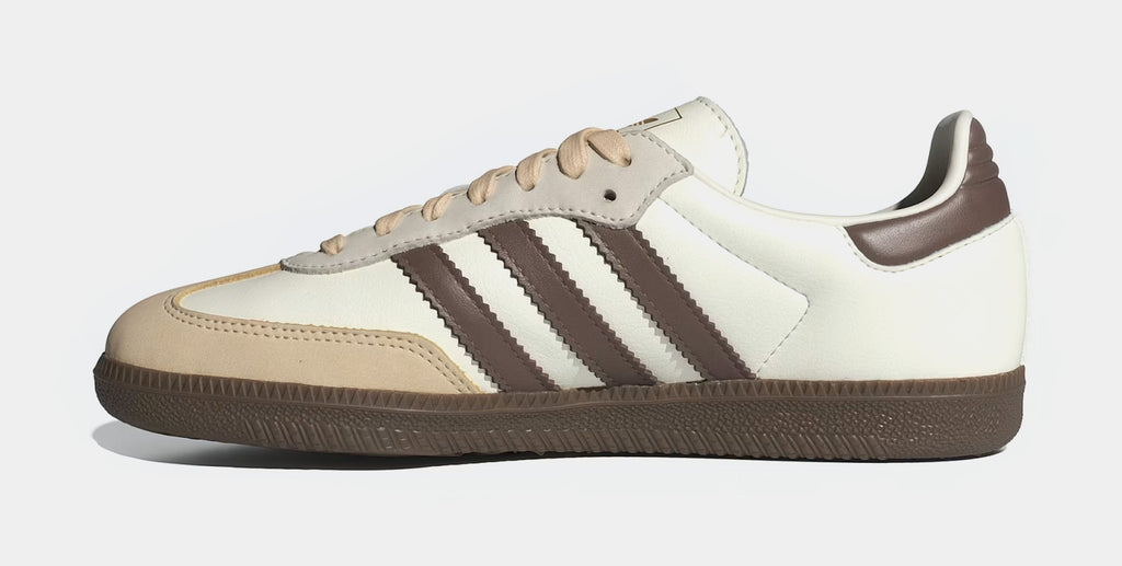 Samba OG Womens Lifestyle Shoes (Off White/Earth Strata/Gum)