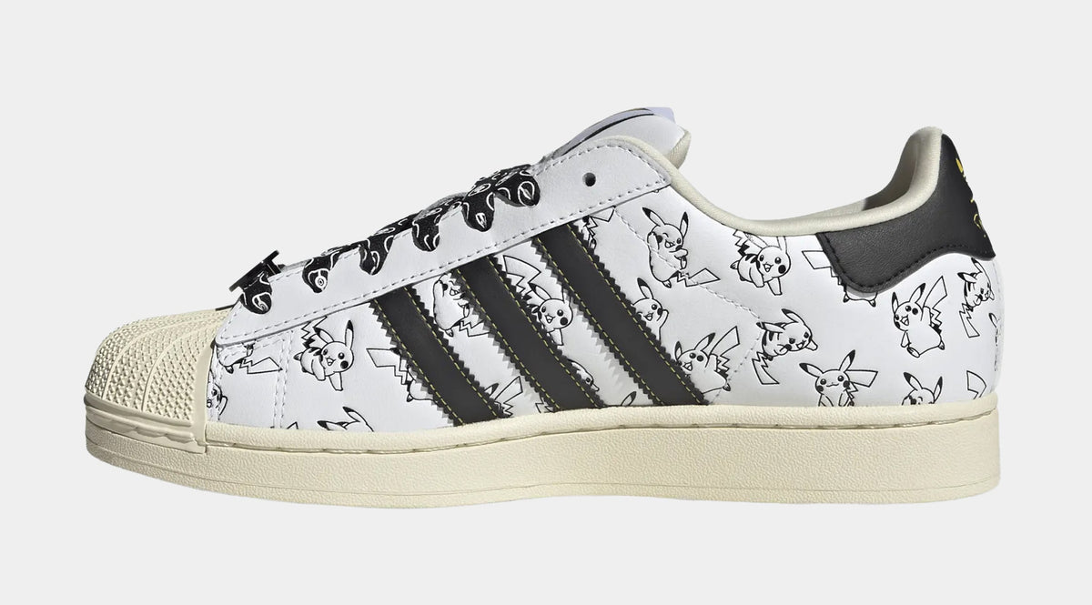 Pokemon x adidas Superstar II Mens Lifestyle Shoes ( Cloud White/Core Black/Gold Metallic)