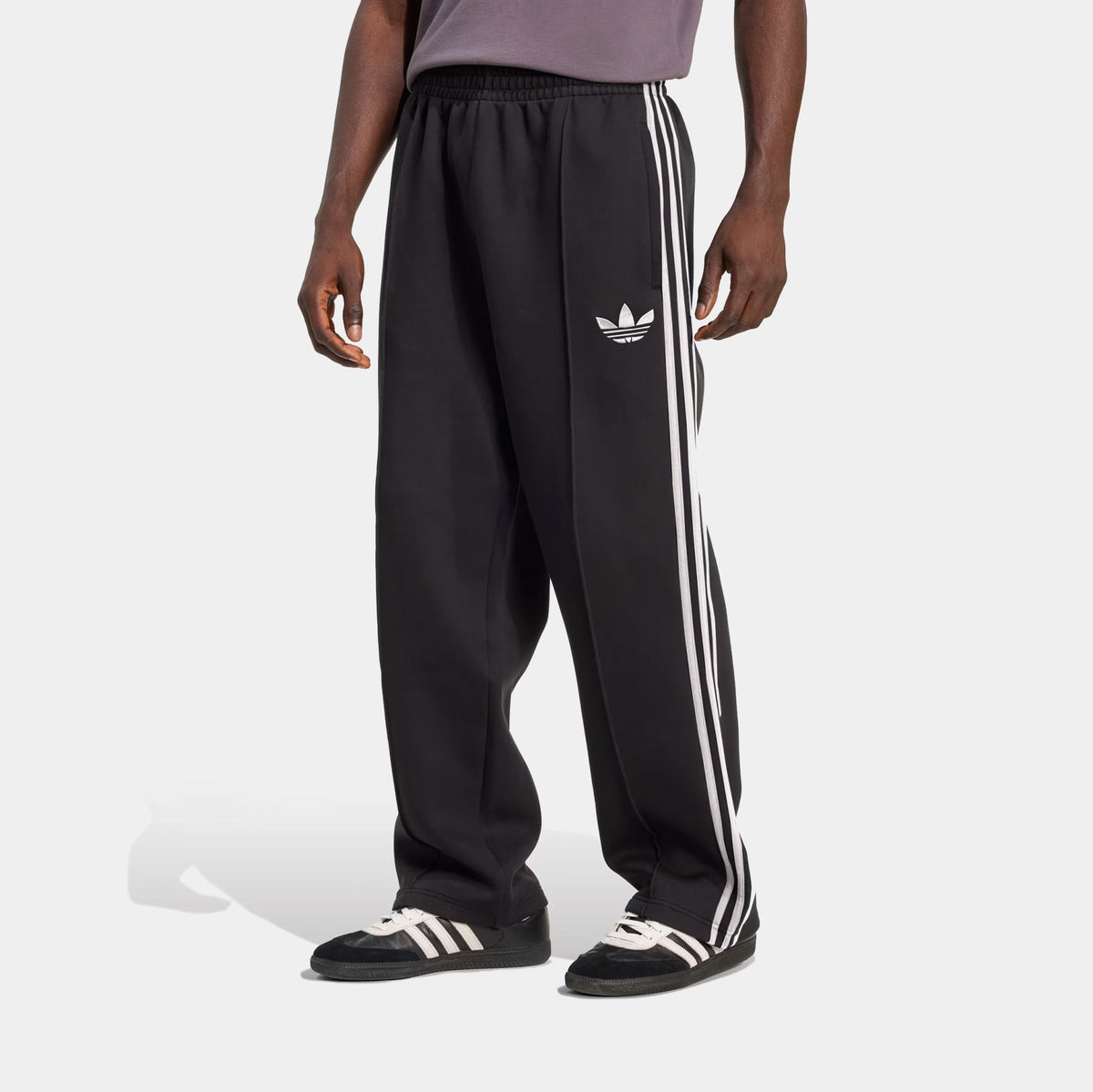 Adicolor Spacer Baggy Track Mens Pants (Black/White)