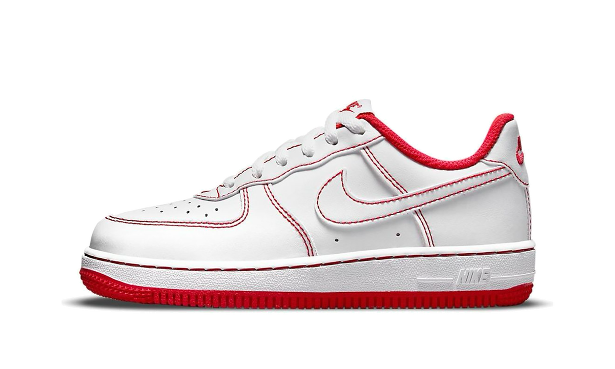 Air Force 1 PS "Contrast Stitch - White University Red" DC9672 100