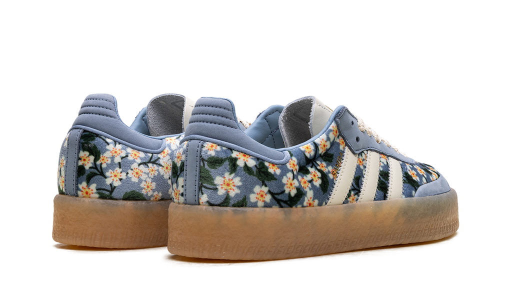 Sambae WMNS "Liberty London Floral Embroidery Blue Cream White" JQ6046