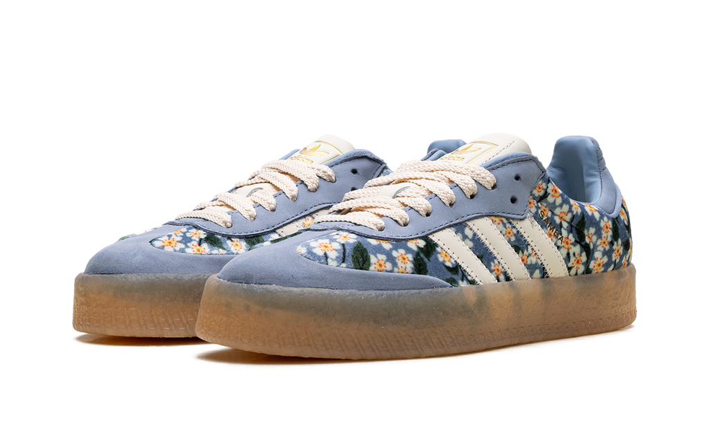 Sambae WMNS "Liberty London Floral Embroidery Blue Cream White" JQ6046